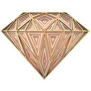 mándala madera multicapa