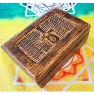 caja de madera péndulos