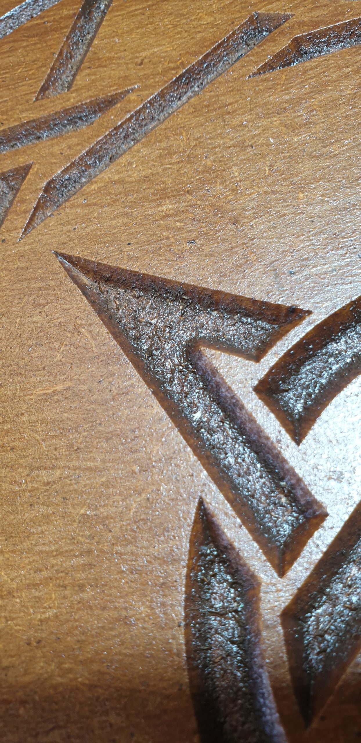 Símbolo vikingo ESTRELLA 5 PUNTAS fabricado en madera, diámetro 30 centímetros (Cod.5) - Imagen 2