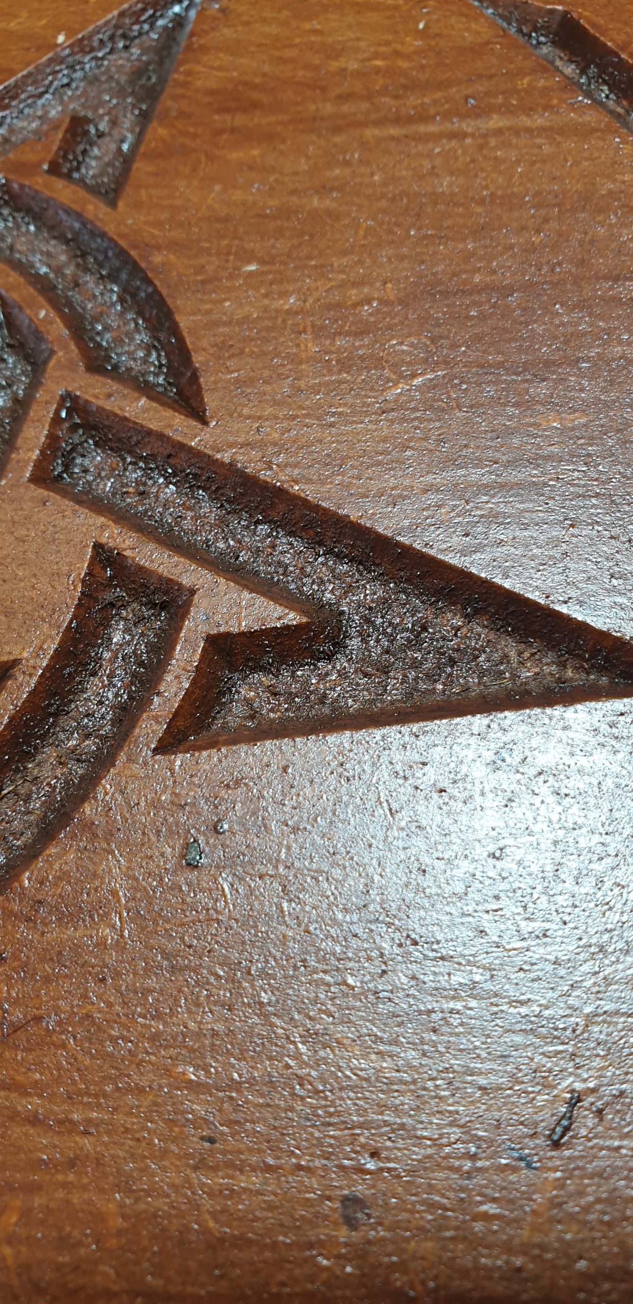 Símbolo vikingo ESTRELLA 5 PUNTAS fabricado en madera, diámetro 30 centímetros (Cod.5) - Imagen 3