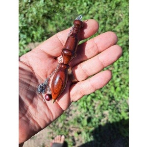 Péndulo madera radiestesia