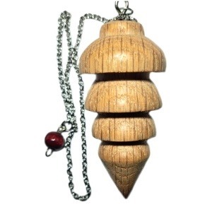 Como péndulo de madera de radiestesia