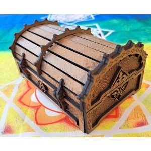 Caja de madera pendulos