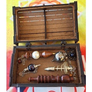 caja madera péndulos