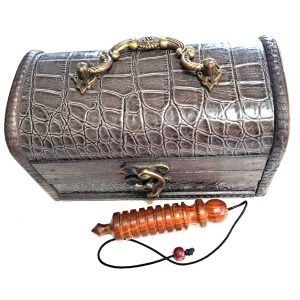 Caja de madera para guardar péndulos