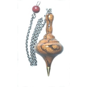 como péndulo radiestesia de madera