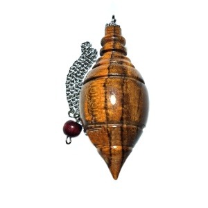 como péndulo adio de madera