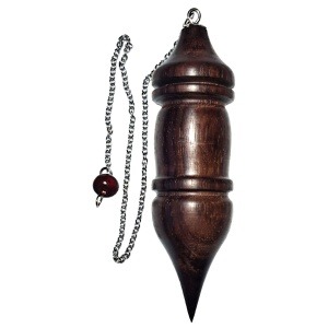 Péndulos de radiestesia de madera