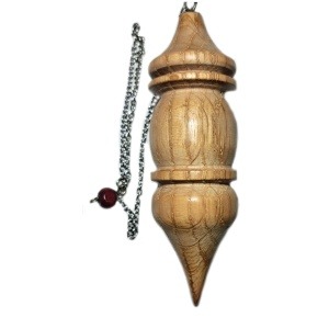 Péndulos de radiestesia de madera