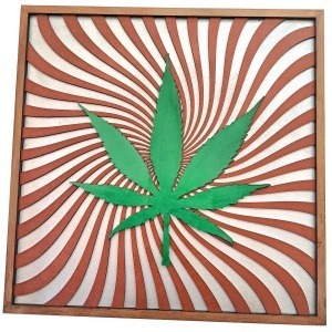 como mandala madera multicapa