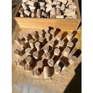 Péndulo hebreo de roble